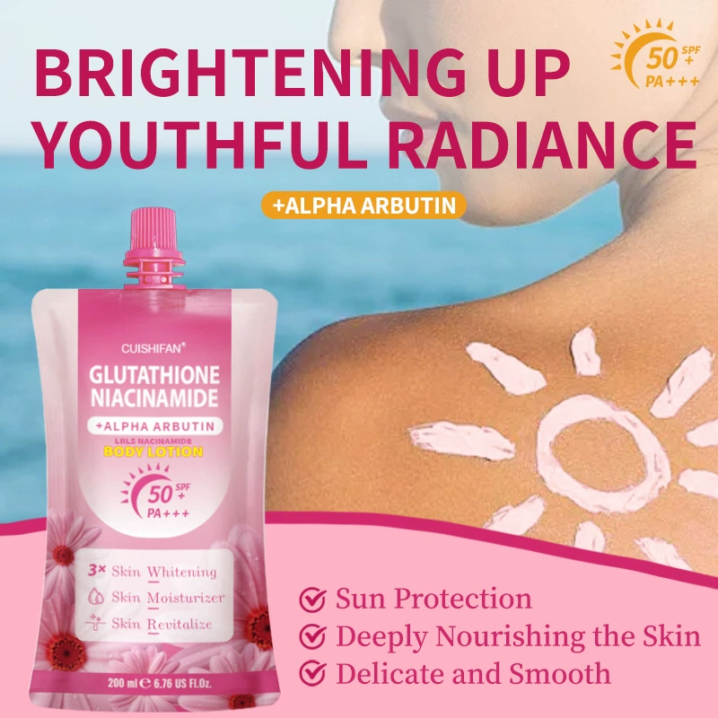 CUISHIFAN Glutathione Niacinamide Body Lotion (Pouch)