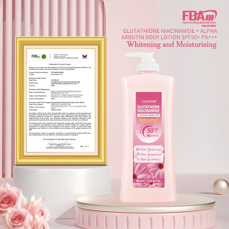 CUISHIFAN Glutathione Niacinamide Body Lotion