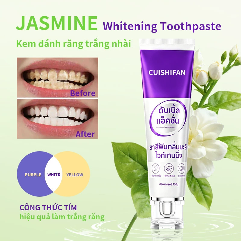 CUISHIFAN Jasmine Brightening Toothpaste